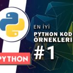 python kod örnekleri
